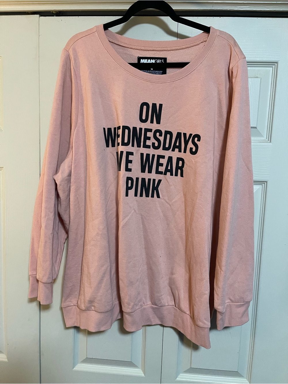 torrid Pink Crewneck Sweatshirt "On Wednesdays We Wear Pink"